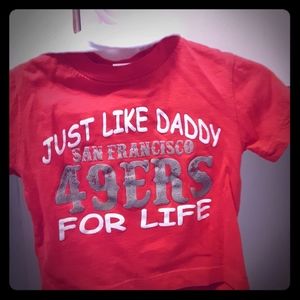 49ers infant Shirt and bib